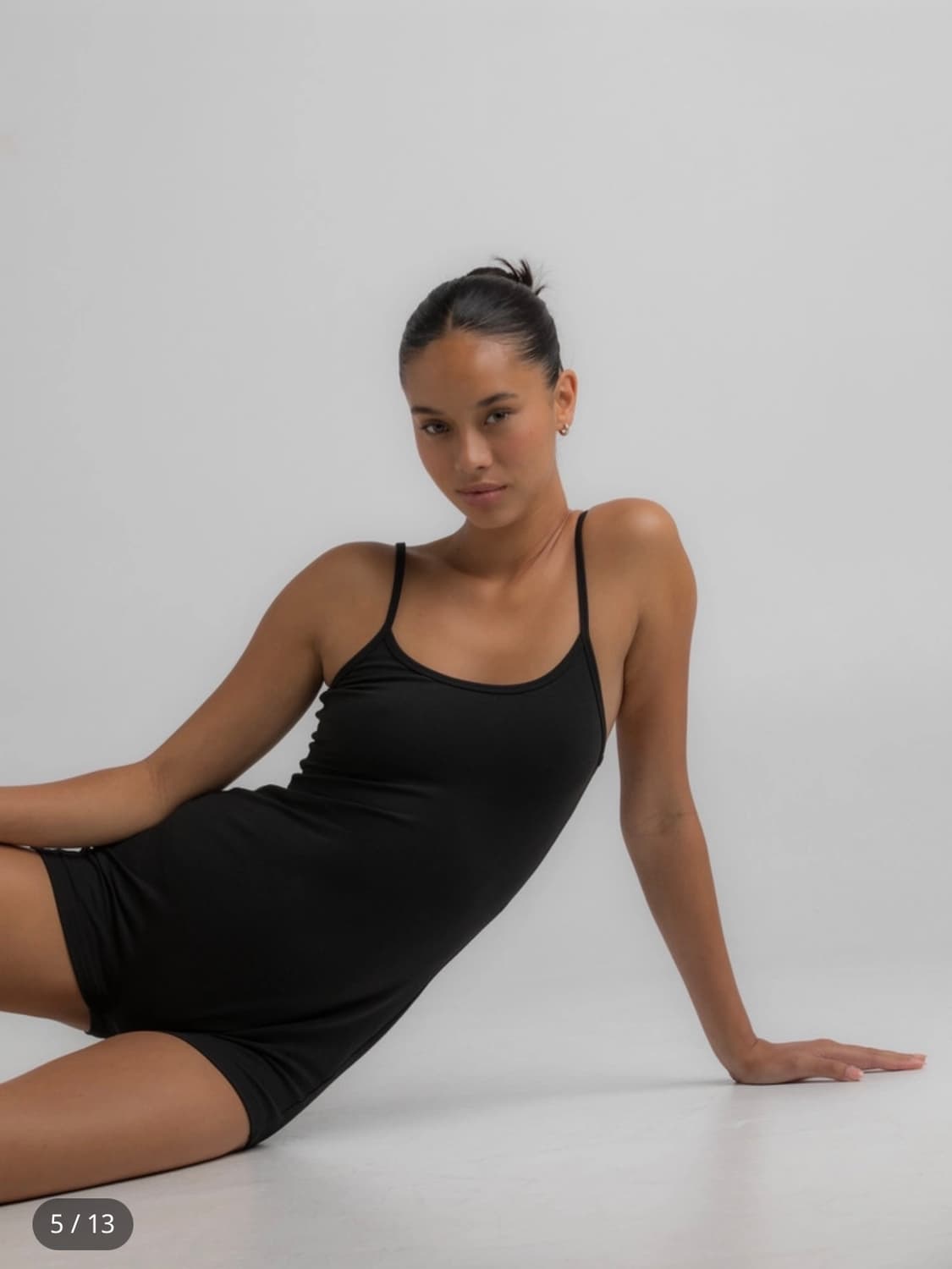 Layover Romper Black 상품이미지4