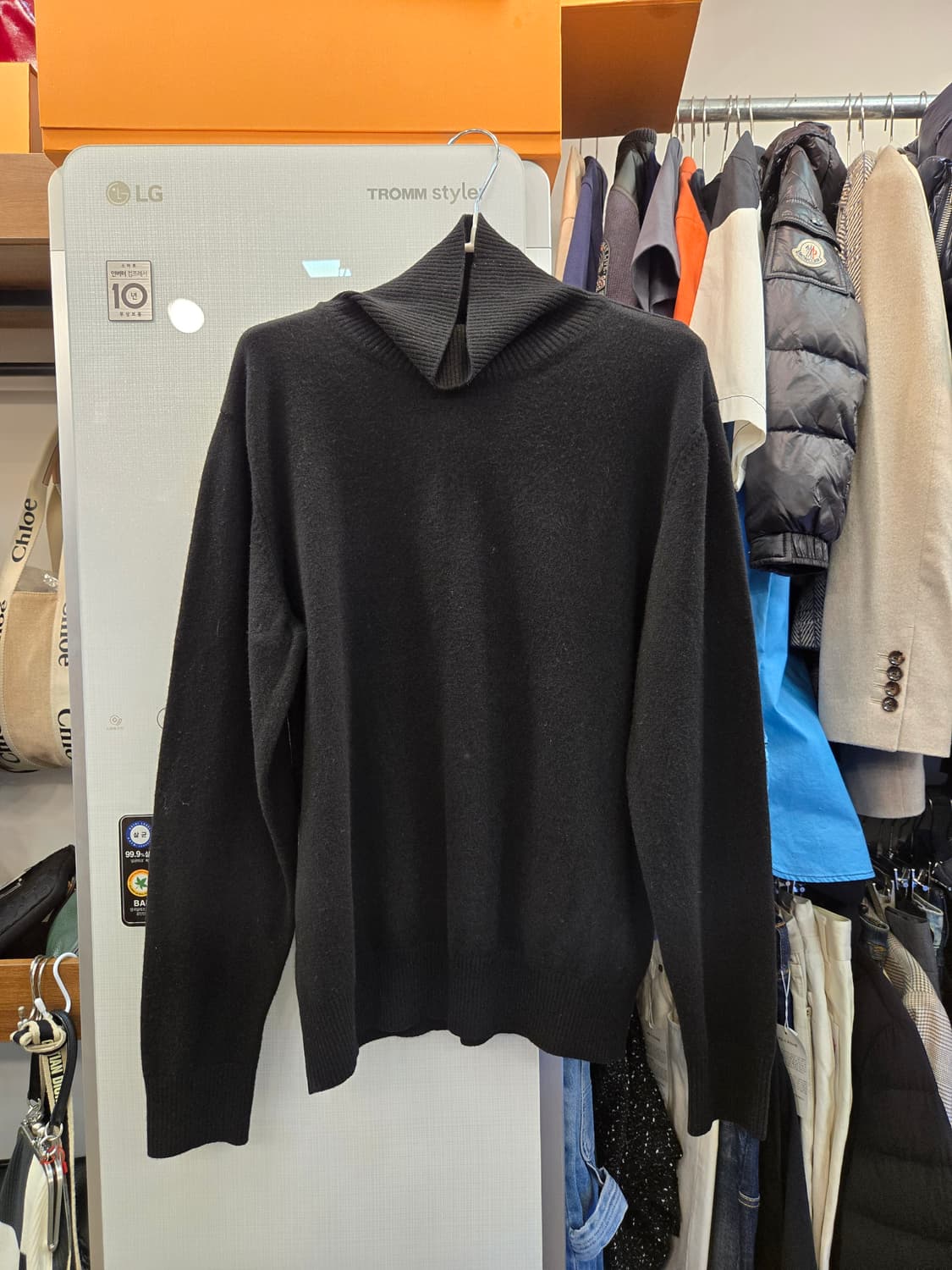 [쿨거환영]메종 마르지엘라  엘보 패치 터틀넥 니트 스웨터 상품이미지1