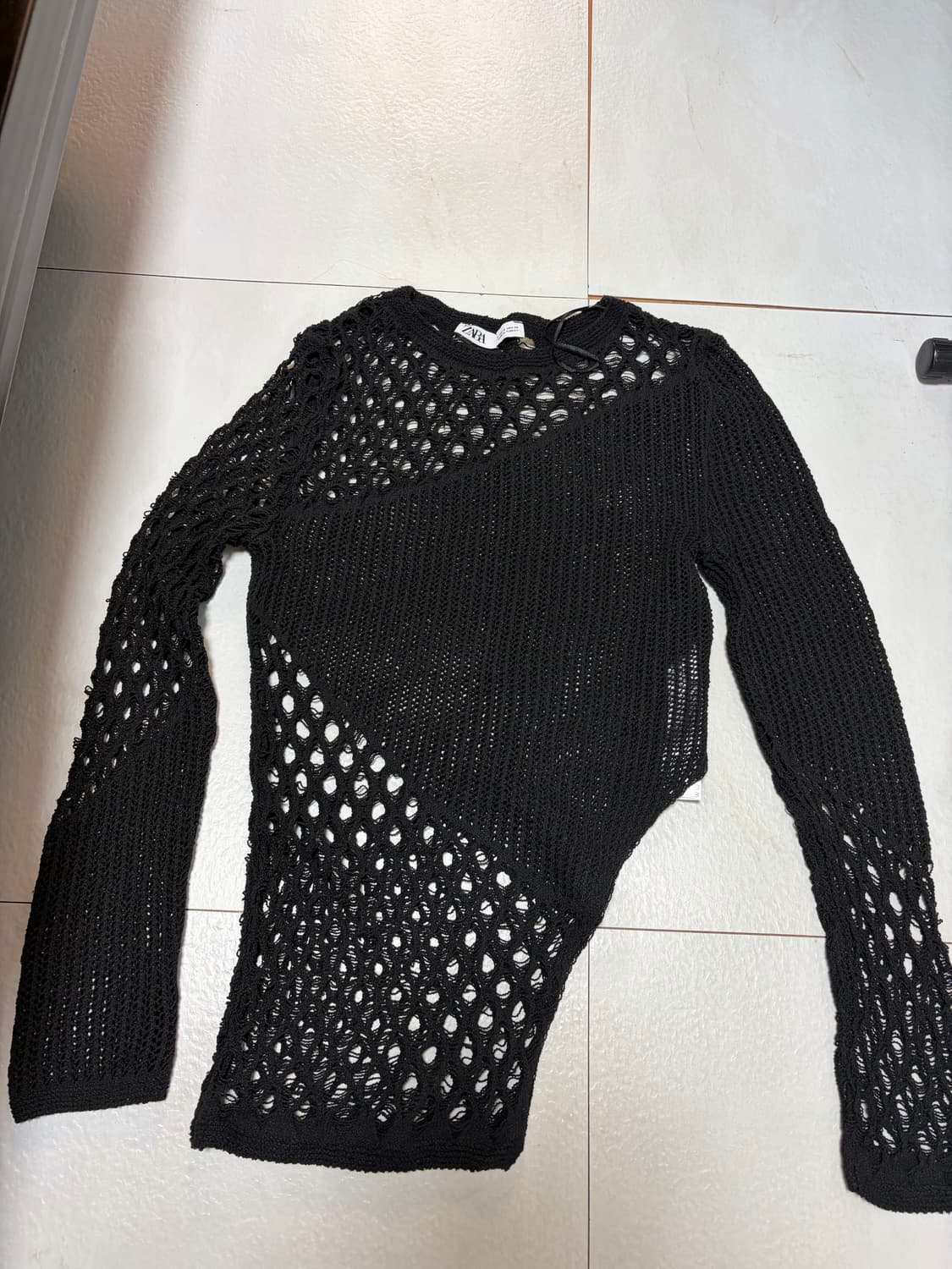 자라 비대칭 니트 상품이미지1