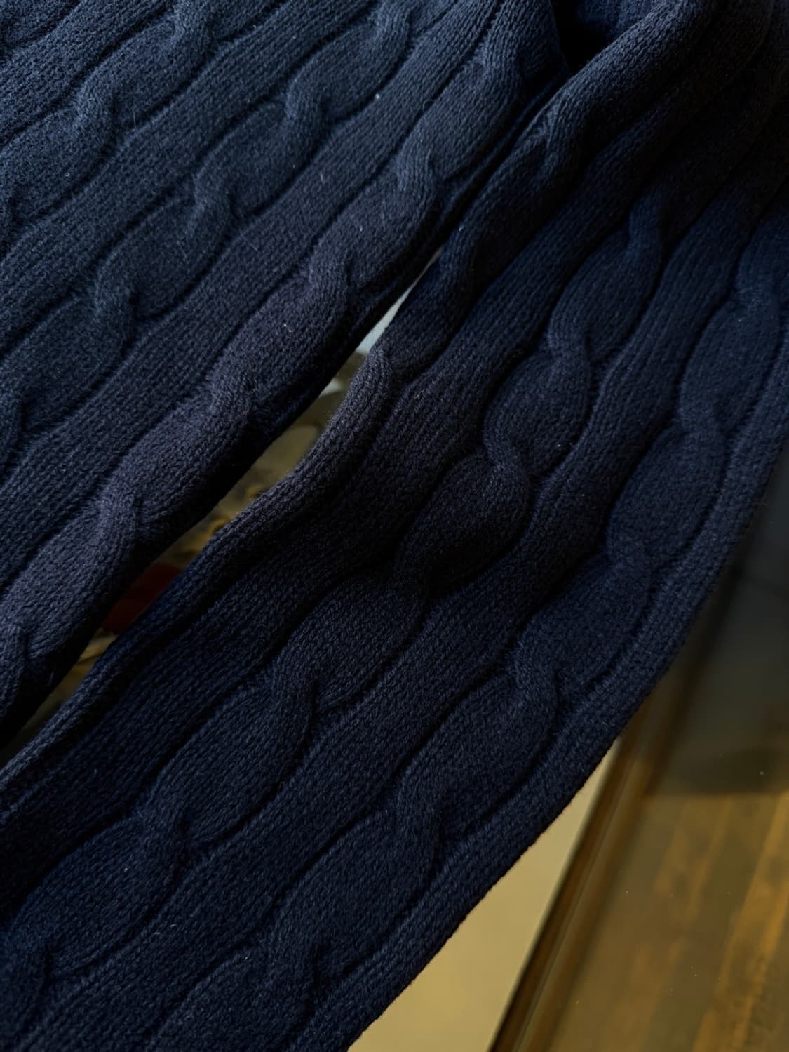 폴로 랄프로렌 캐시미어 케이블 니트 44 상품이미지8