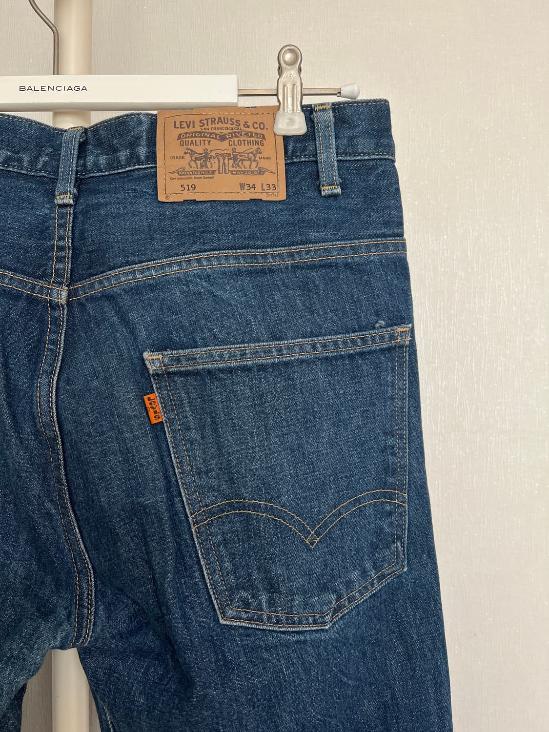 리바이스 519 데님 팬츠 (W34 L33) 상품이미지4