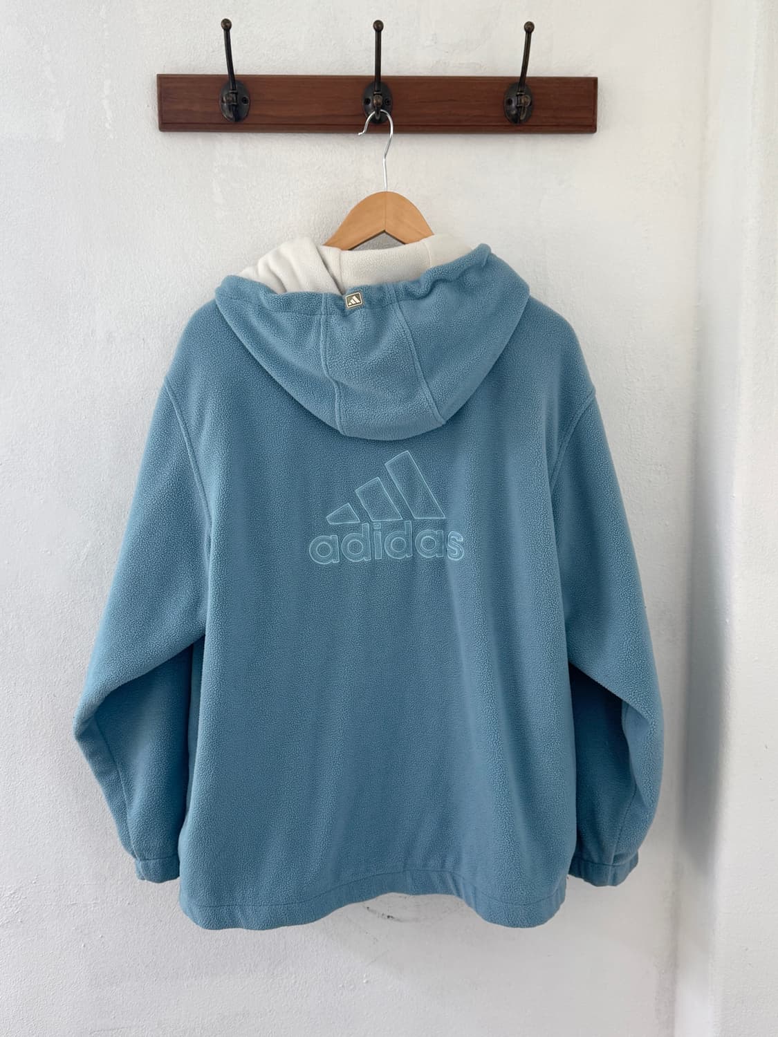 아디다스 올드스쿨 빅로고 후리스 자켓 상품이미지2