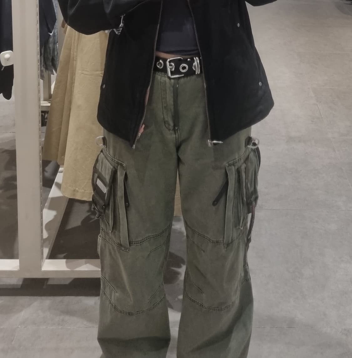 Tough jeansmith 카키 카고팬츠 상품이미지1