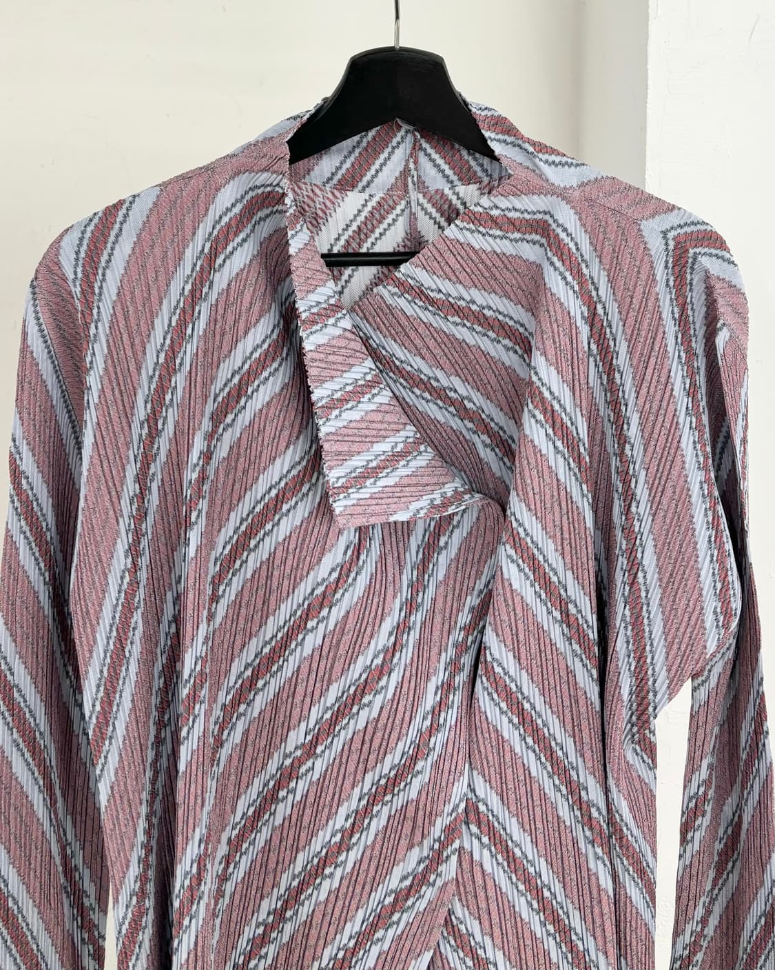 플리츠 플리즈 플리츠 숄 가디건 자켓 상품이미지2