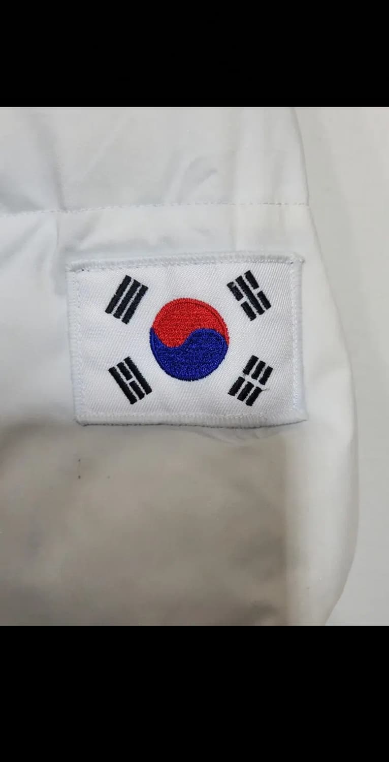 (M) 노스페이스 다운자켓 화이트 평창올림픽 패딩점퍼 태극기  상품이미지5