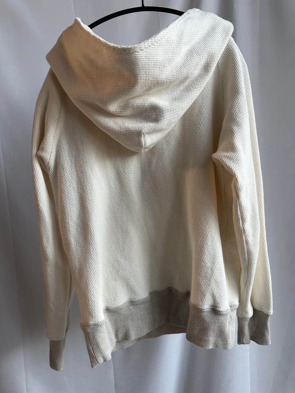 캐피탈 사선 코튼 후드티 상품이미지6