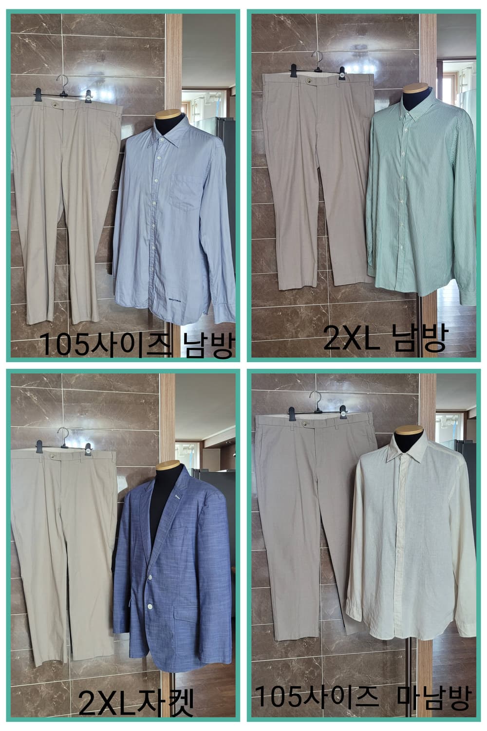 (남성38-39인치)Hazzys 남성 바지 (여름용) 상품이미지1