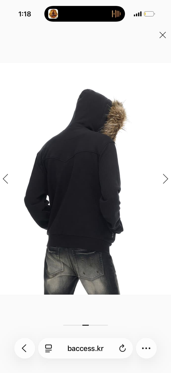 퍼 후드 집업 상품이미지2