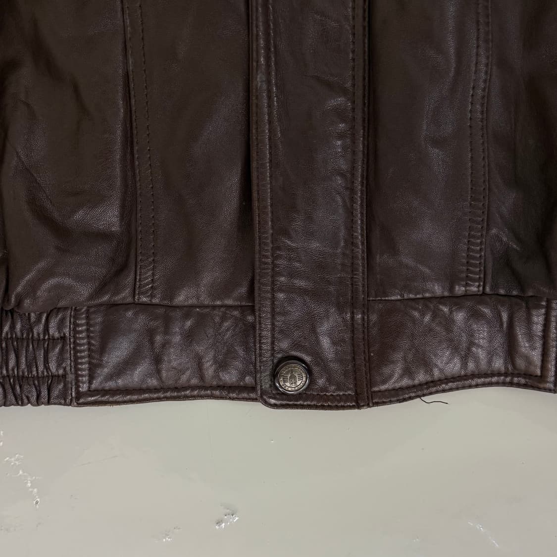 90's 런던포그 램스킨 무스탕 가죽 자 상품이미지7