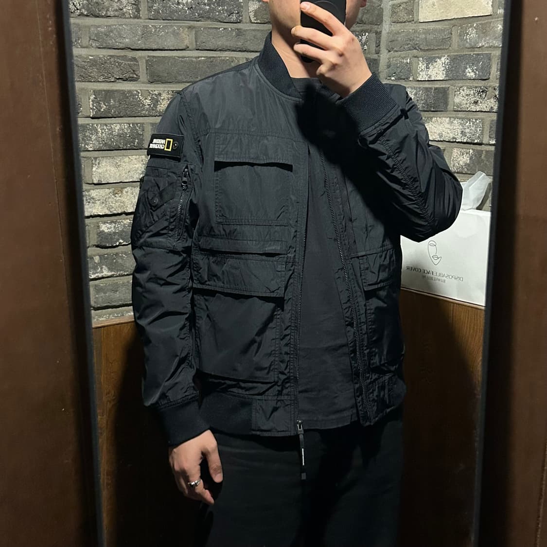 L) 내셔널지오그래픽 와펜 유틸리티 바람막이 점퍼 자켓 상품이미지9