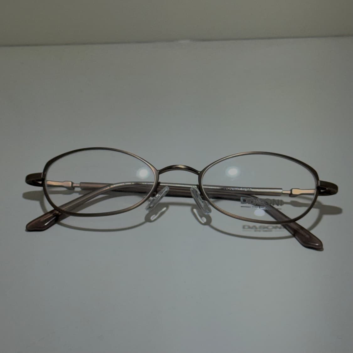 [2000s 데드스탁] 긱시크 스타일 빈티지 안경 브라운 다소니 상품이미지1