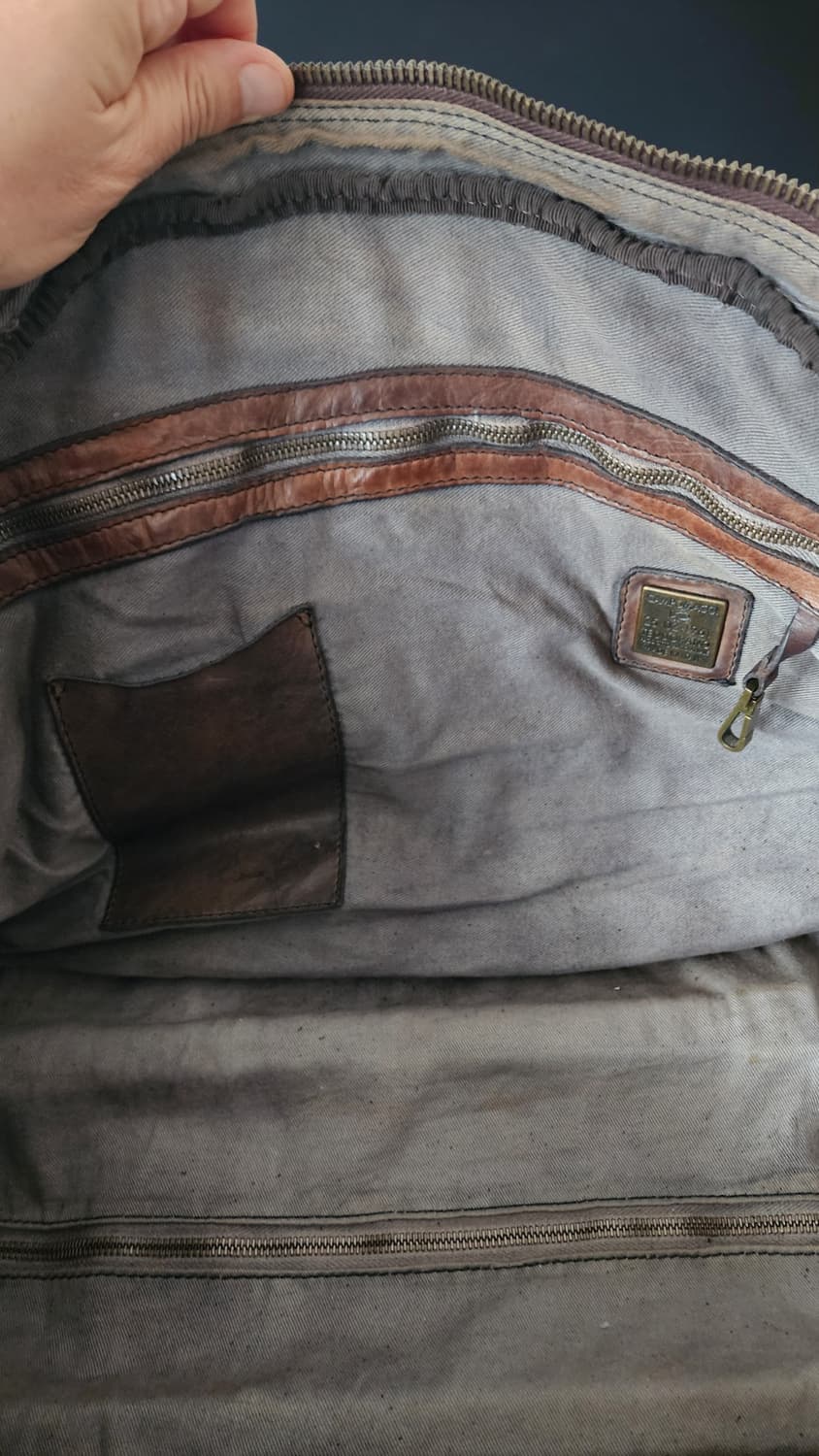 이태리 캄포마찌 가죽 보스턴백 여행가방 캐리어 상품이미지9