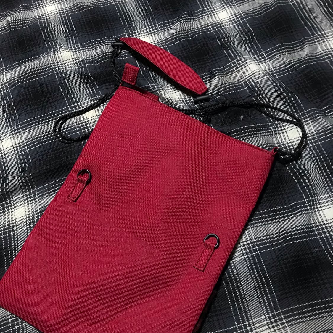 재팬 90s 타탄 체크 2way 미니 크로스백 상품이미지4