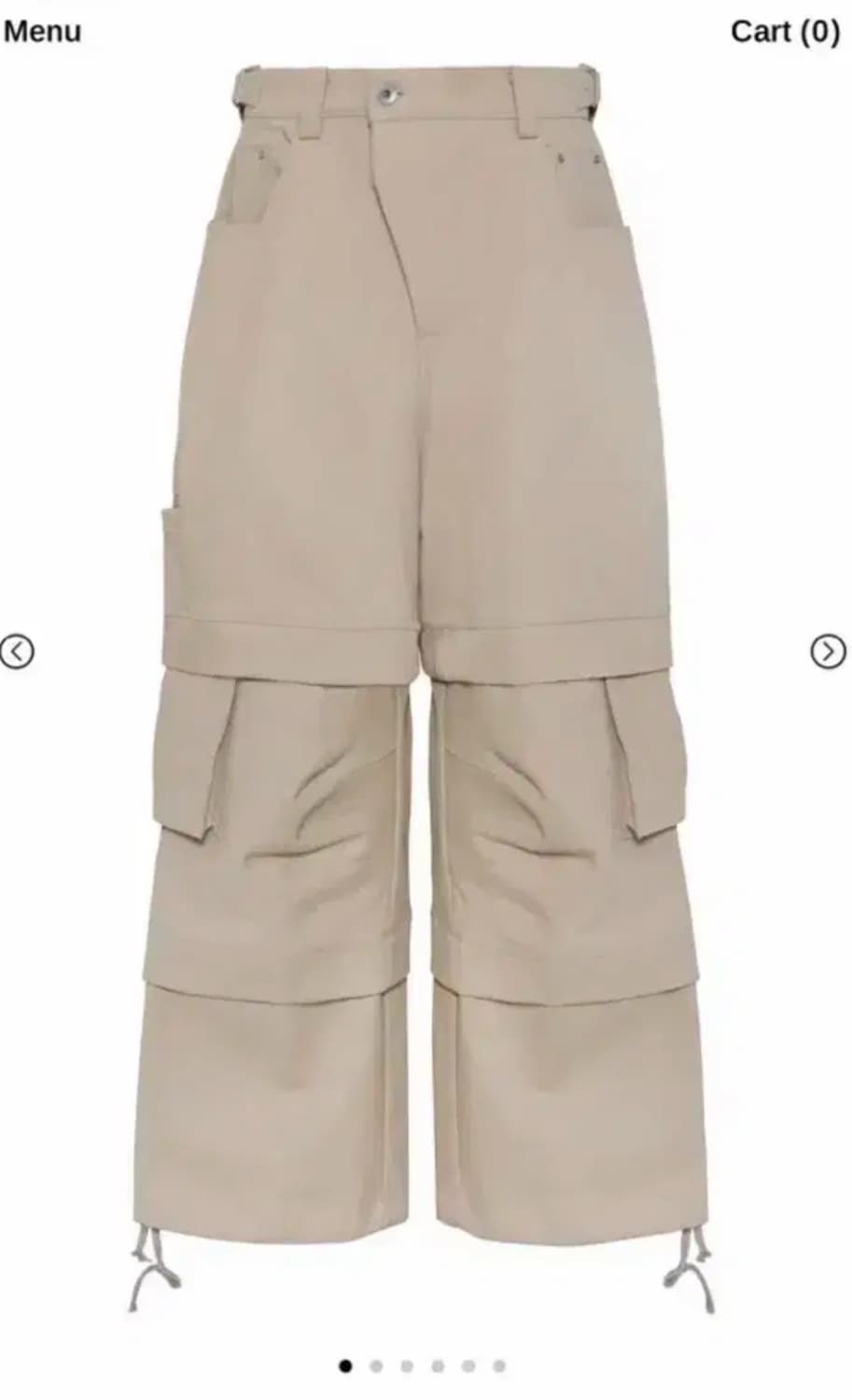 카미엔 타이탄 배기 팬츠 2사이즈 상품이미지1