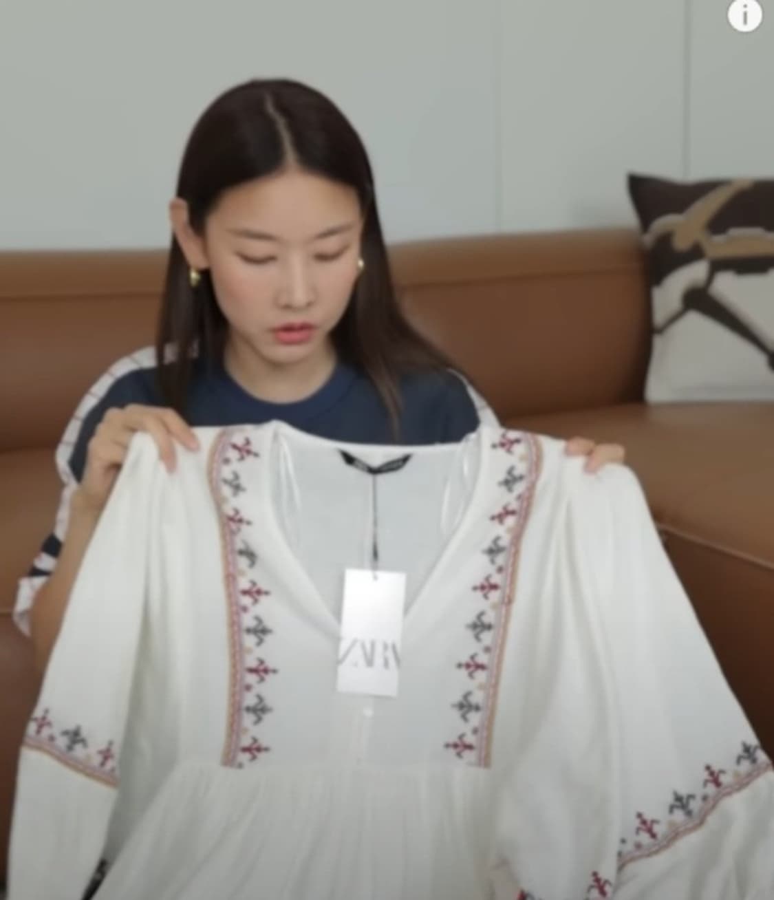 자라 자수 원피스(새상품) 상품이미지3