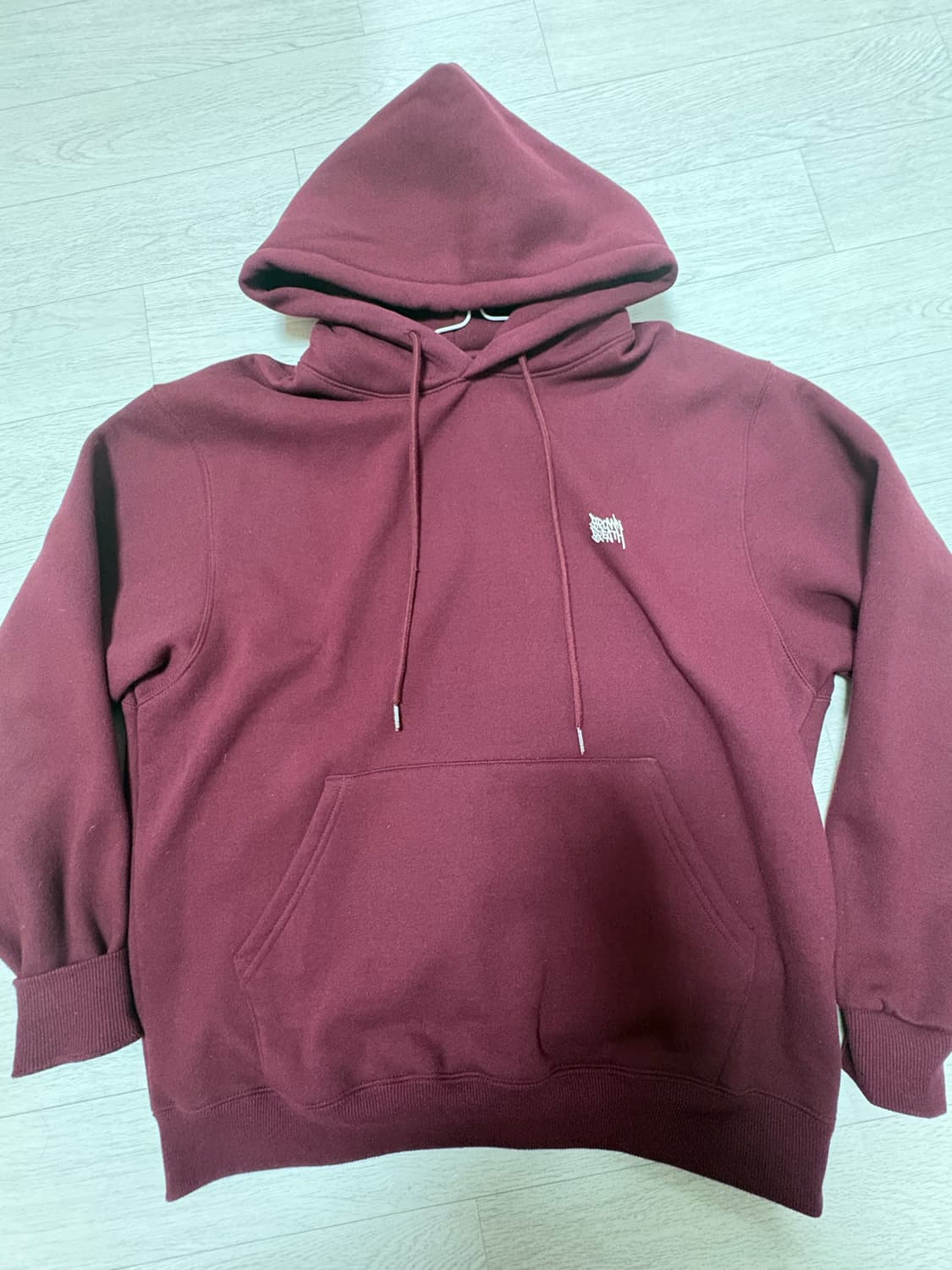 브라운브레스 버건디 후드티 S 상품이미지1
