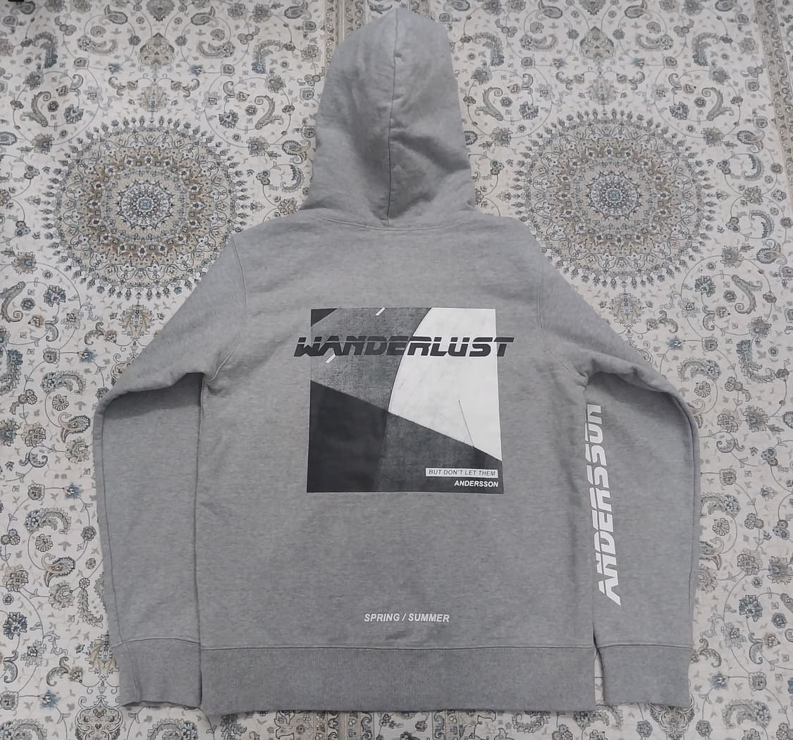 앤더슨벨 그레이 후드티 S 상품이미지2