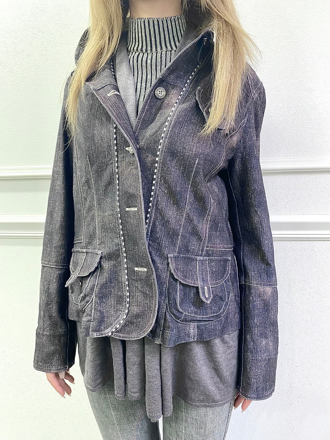 Y2K Grunge graphics Jacket 상품이미지7