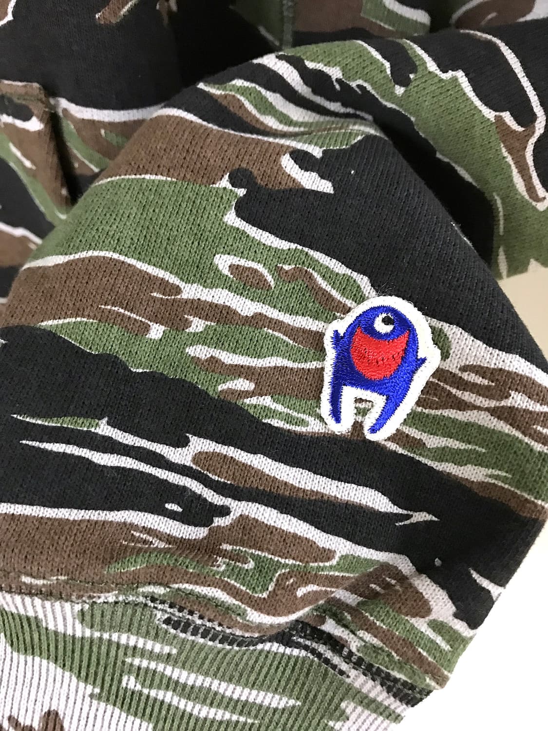 레디메이드 카모플라쥬 로고 후디 카키 상품이미지6