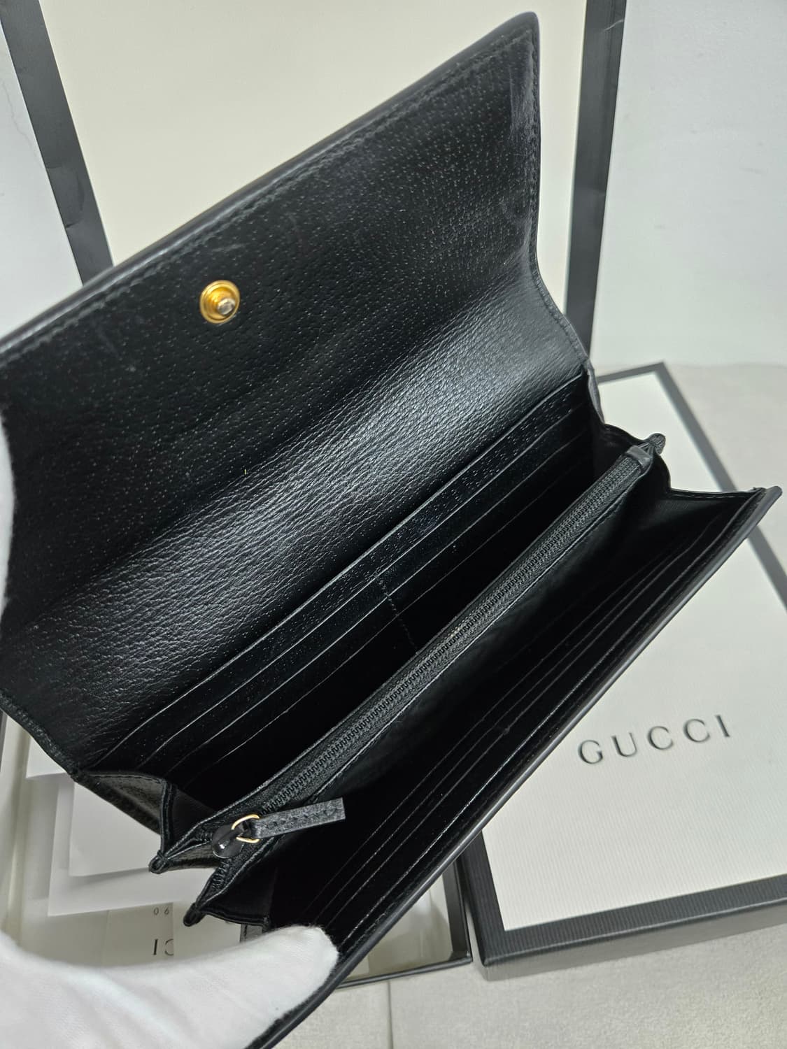 [보증서 정품] 구찌 오피디아 장지갑 상품이미지1