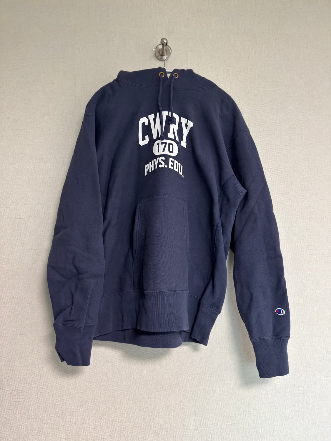 [XXL] 챔피온 리버스위브 블루택 후드 스웨트 셔츠 상품이미지1