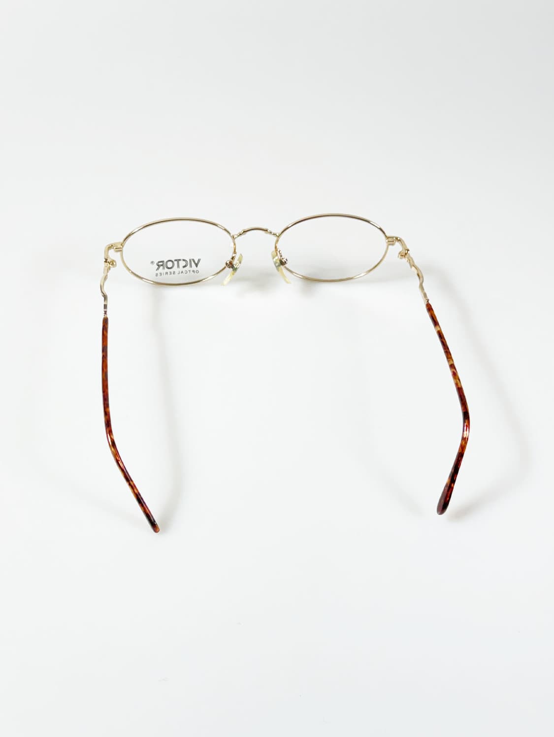 90a VICTOR 골드 슬림 오벌 메탈 빈티지 안경 상품이미지5
