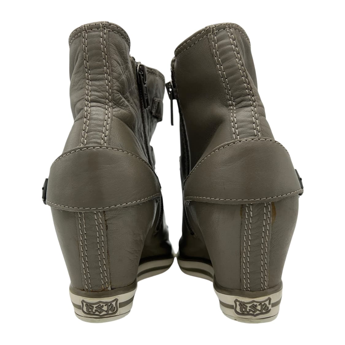 250 W 아쉬 텔마 웨지힐 레더 스니커즈 (EU40) 상품이미지5