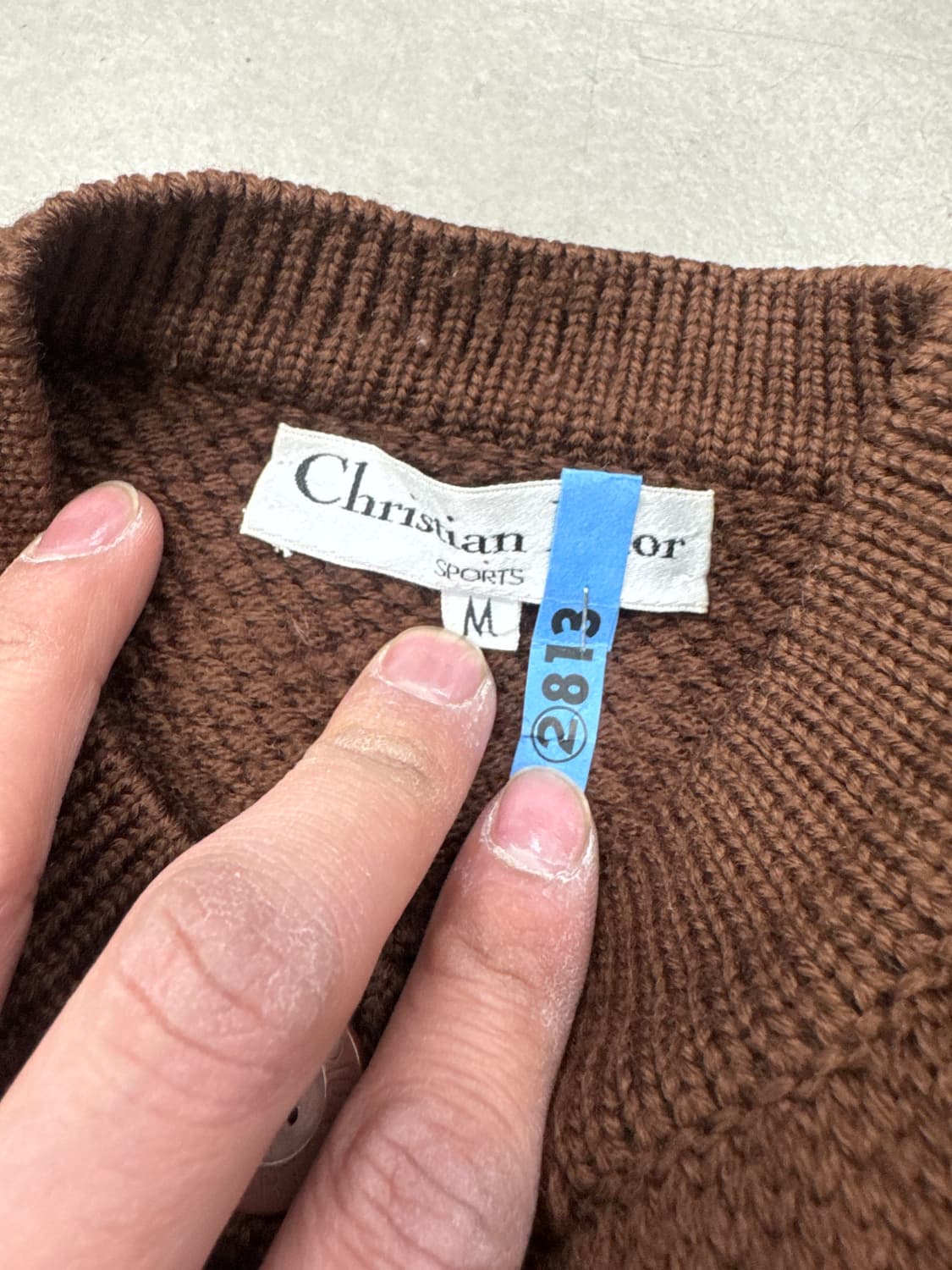 크리스찬 디올 아가일 가디건 M 상품이미지4