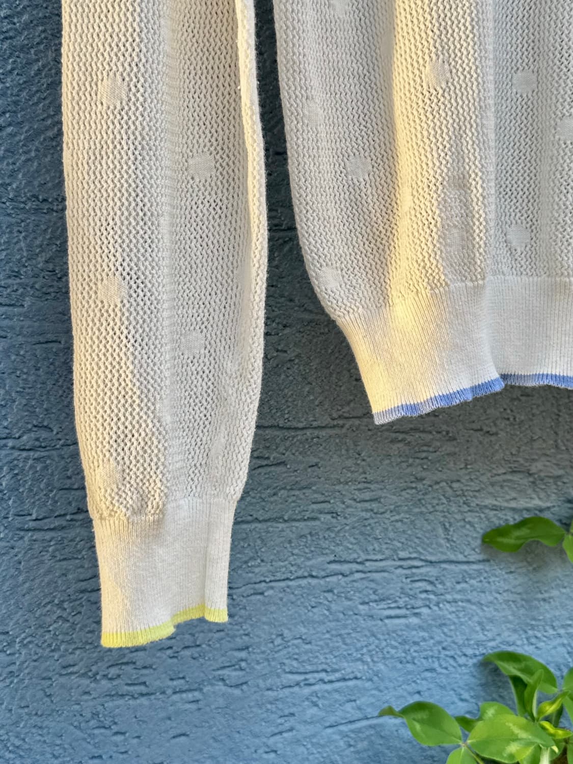 폴 스미스 도트 시스루 니트 (white) 상품이미지6