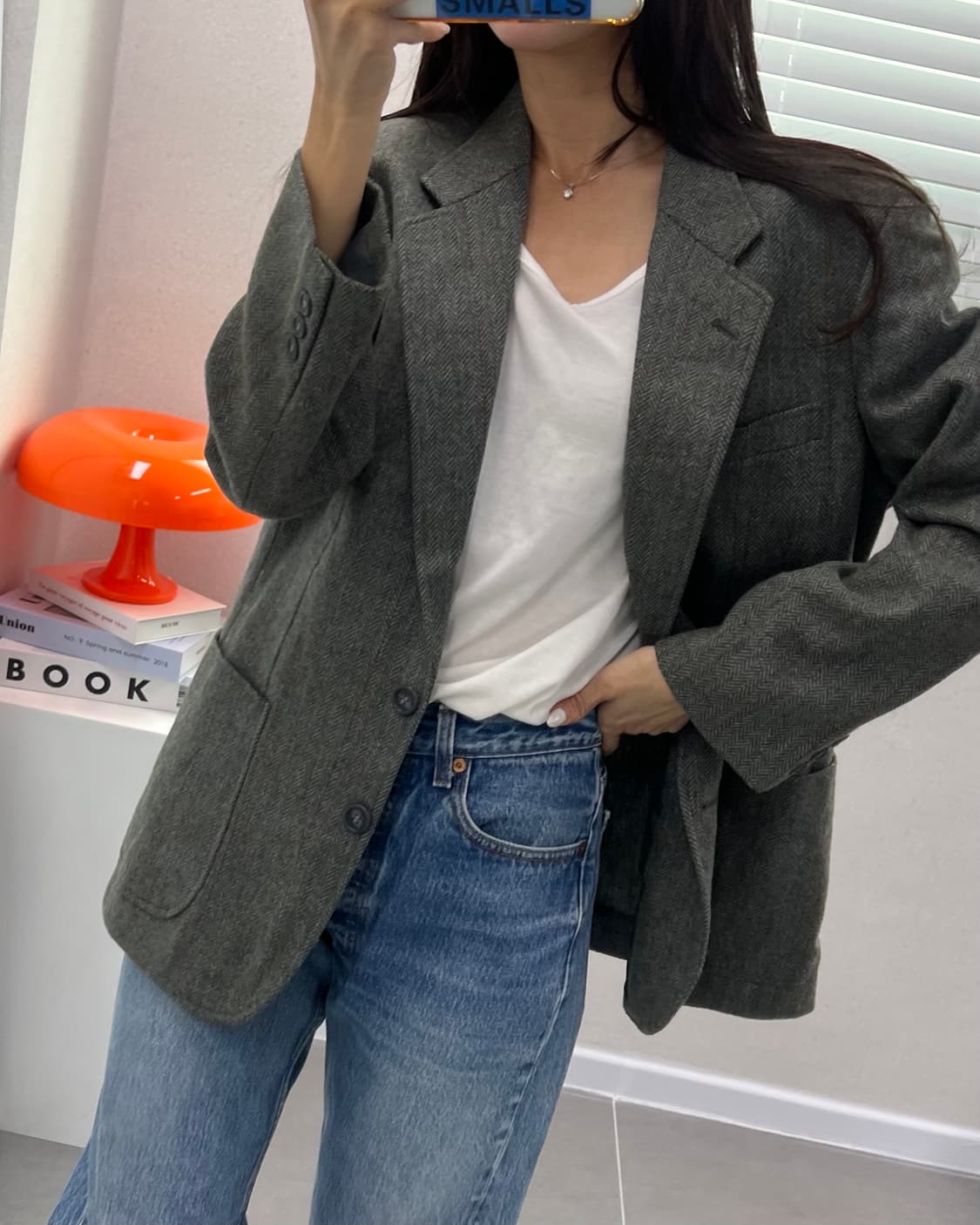 (M)빈티지 울 블레이져-M1427 상품이미지7