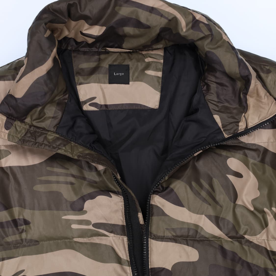 [L] 카무플라주 밀리터리 숏패딩 점퍼 1208J1 상품이미지3