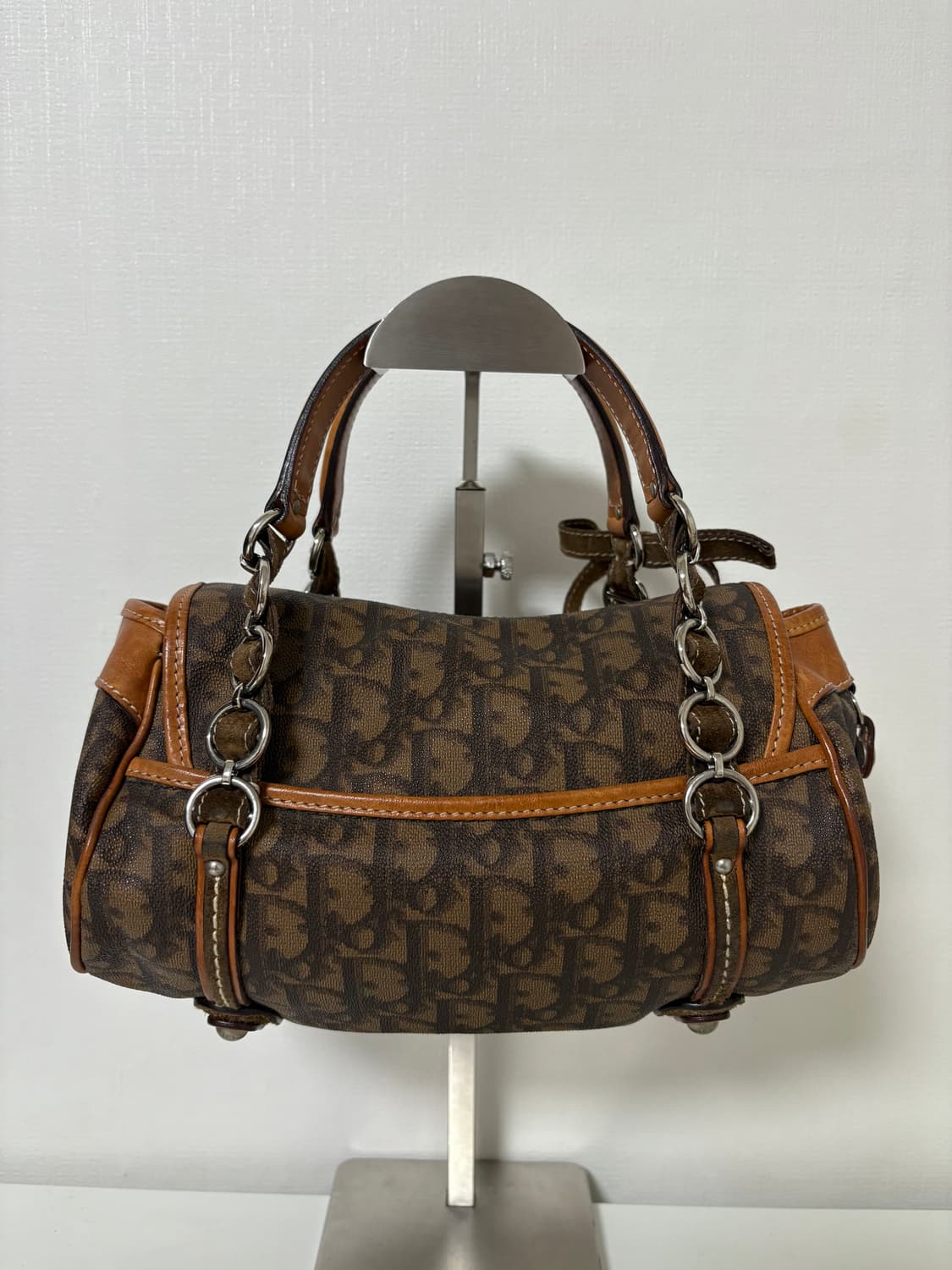 디올 로맨틱 하트 브라운 토트백 상품이미지3