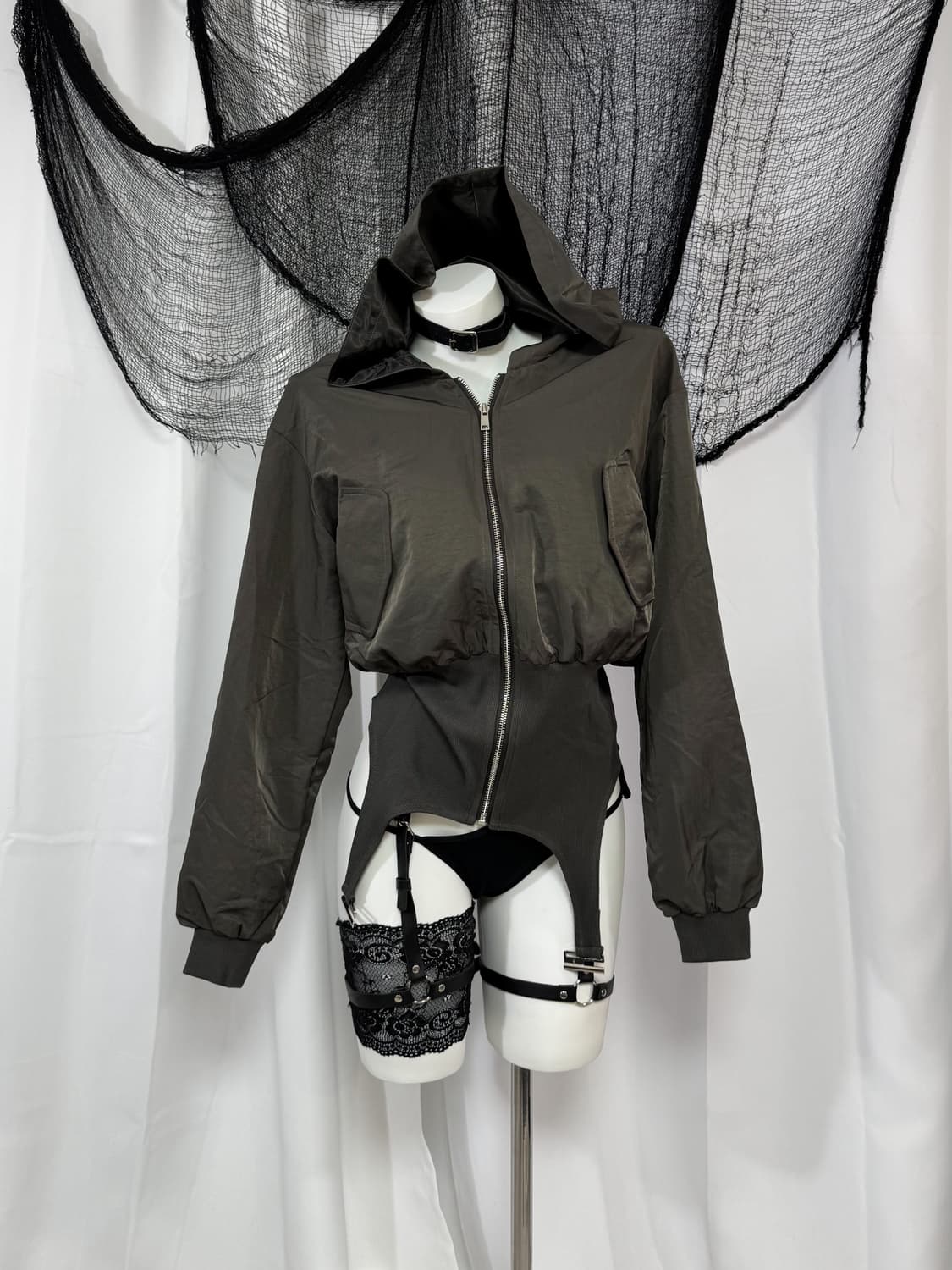 brown hood jacket 상품이미지1