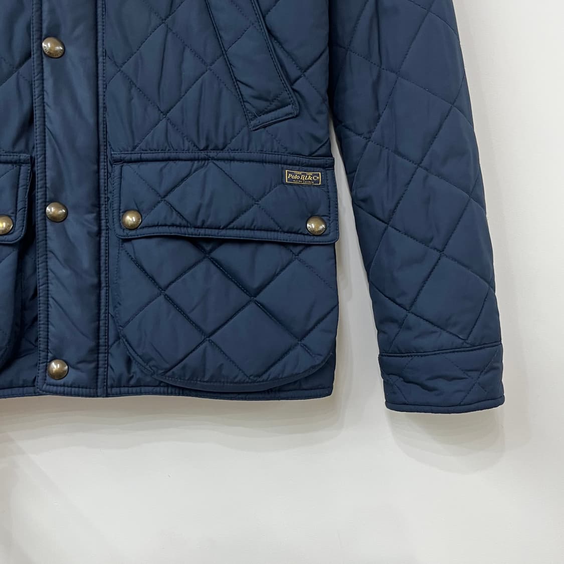 폴로 랄프로렌 넥 벨티드 네이비 퀄팅 자켓 상품이미지4