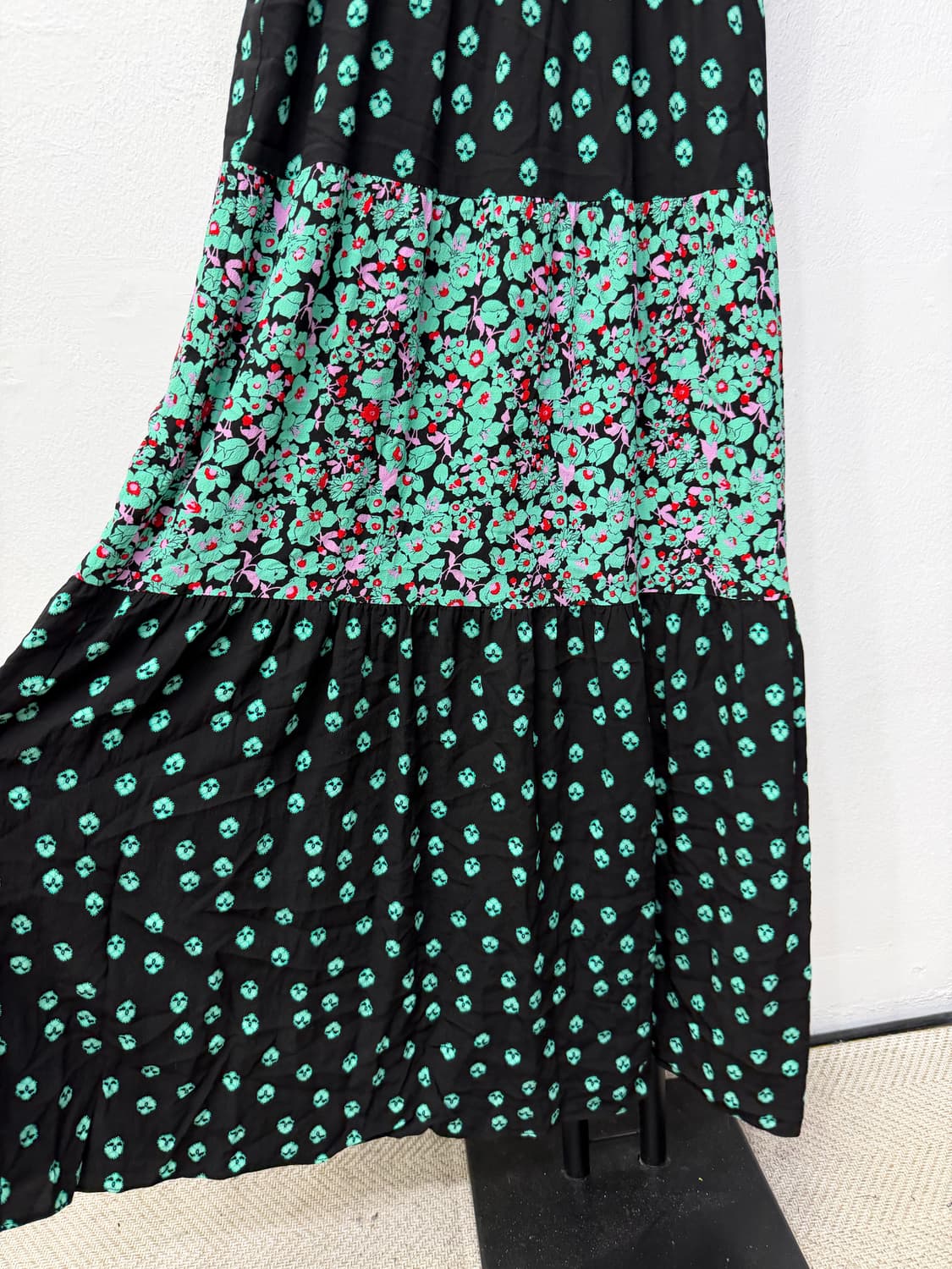 정품) 마쥬 플라워/도트 패턴 롱 원피스 2 상품이미지3