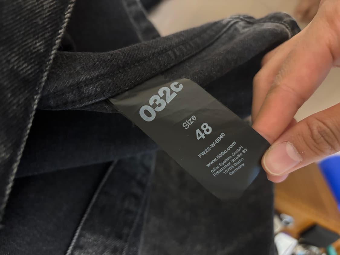 032C 블랙 데님 자켓(48) 상품이미지4