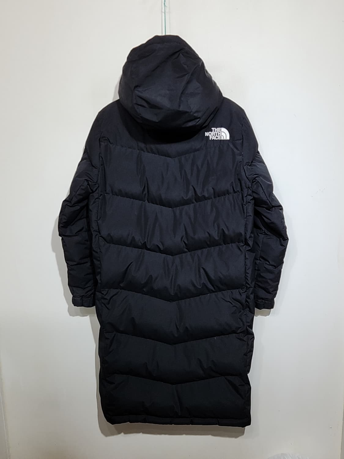 (S) 노스페이스 거위털 롱패딩 점퍼 블랙 구스다운 패딩코트  상품이미지8