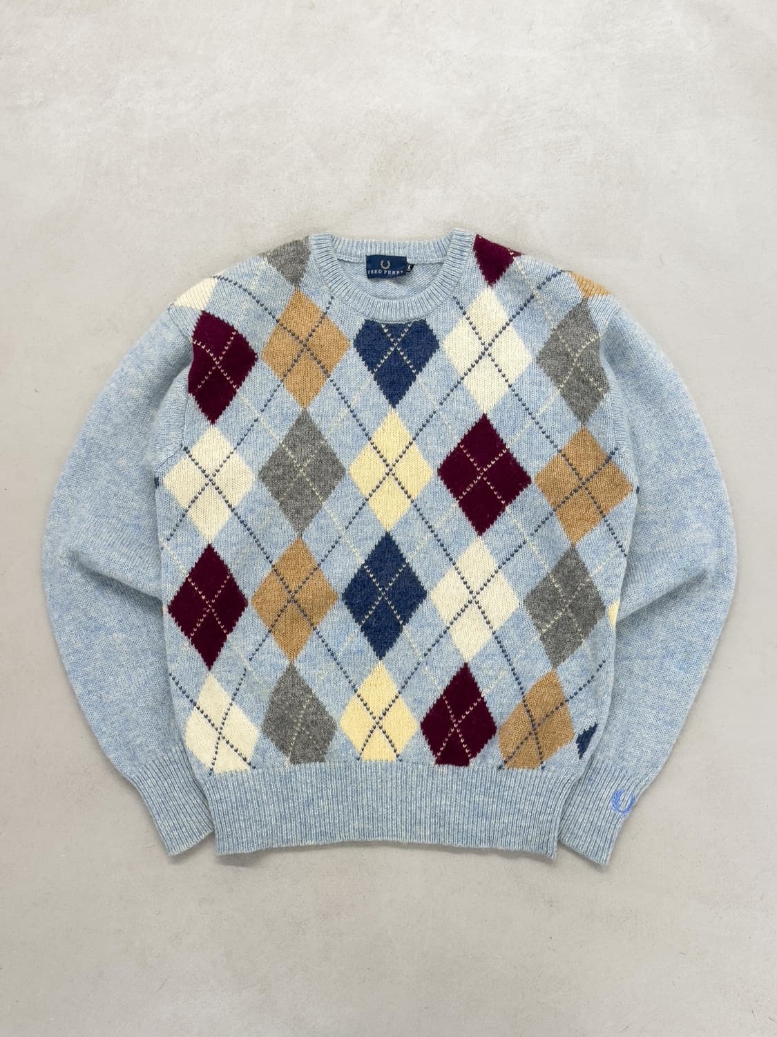 프레드페리 아가일 스웨터 상품이미지1