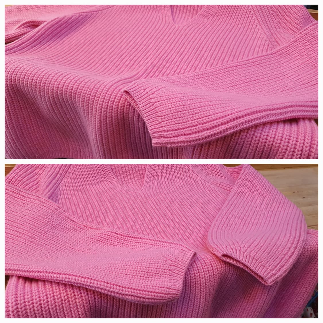 (새상품)66/77.COS 리브드 브이넥니트 상품이미지7