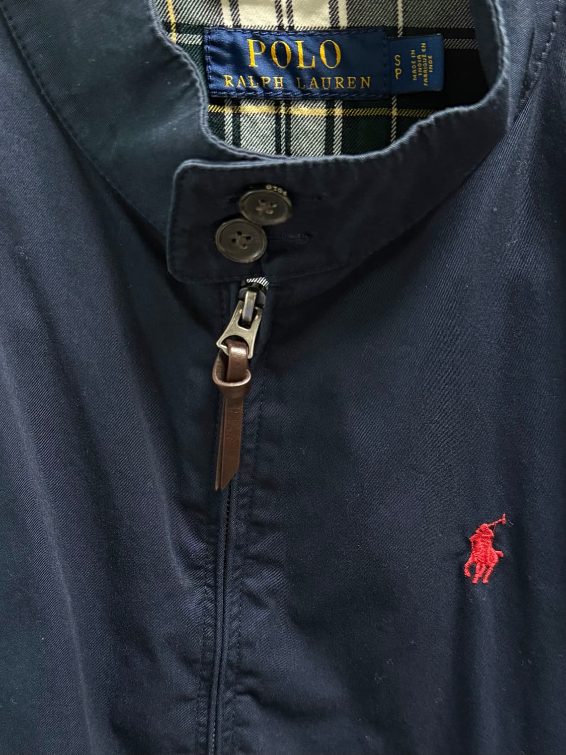 폴로 코튼 트윌 자켓 네이비 s 상품이미지2