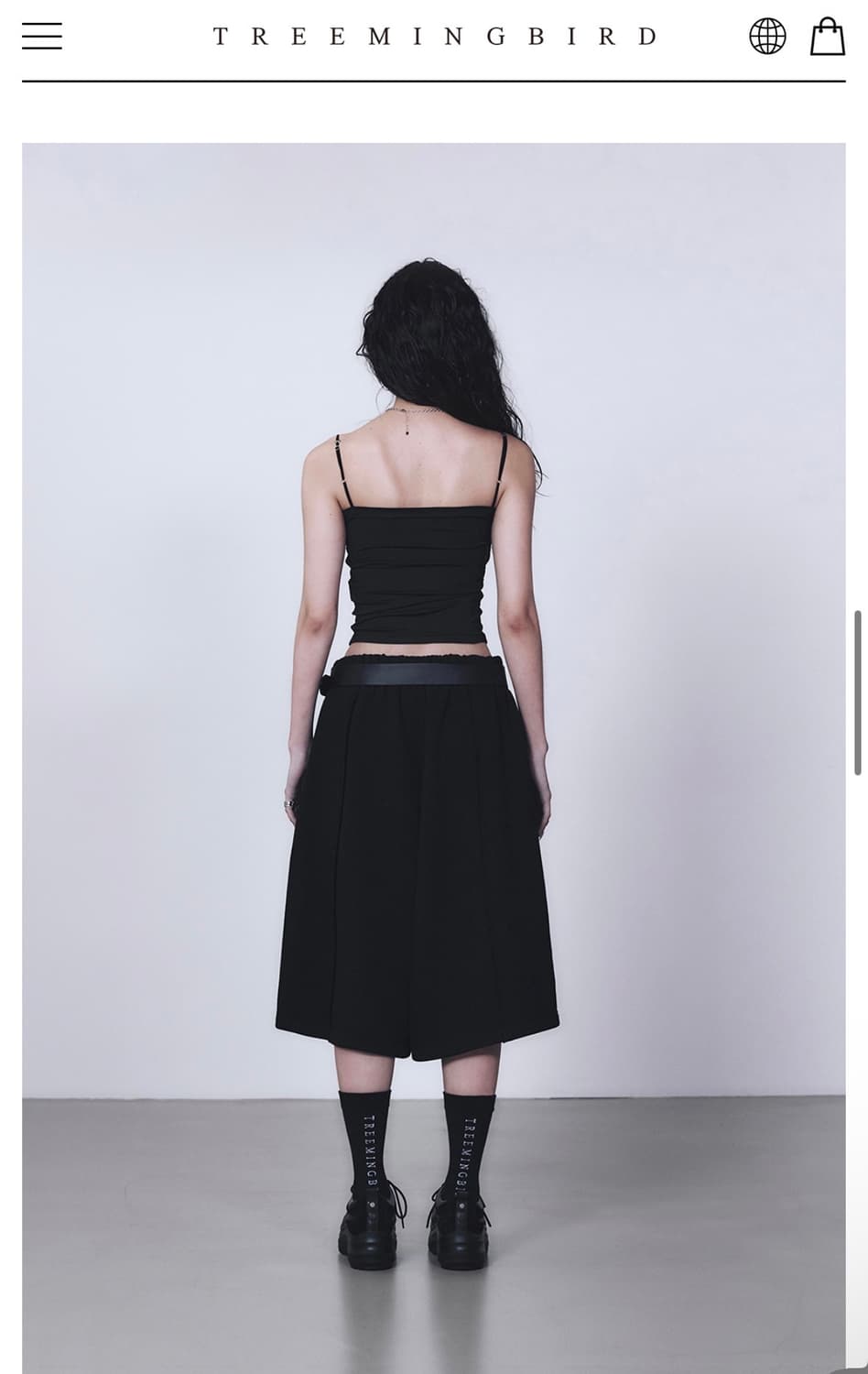 트리밍버드) Bra Cap Camisole BK 2 상품이미지3