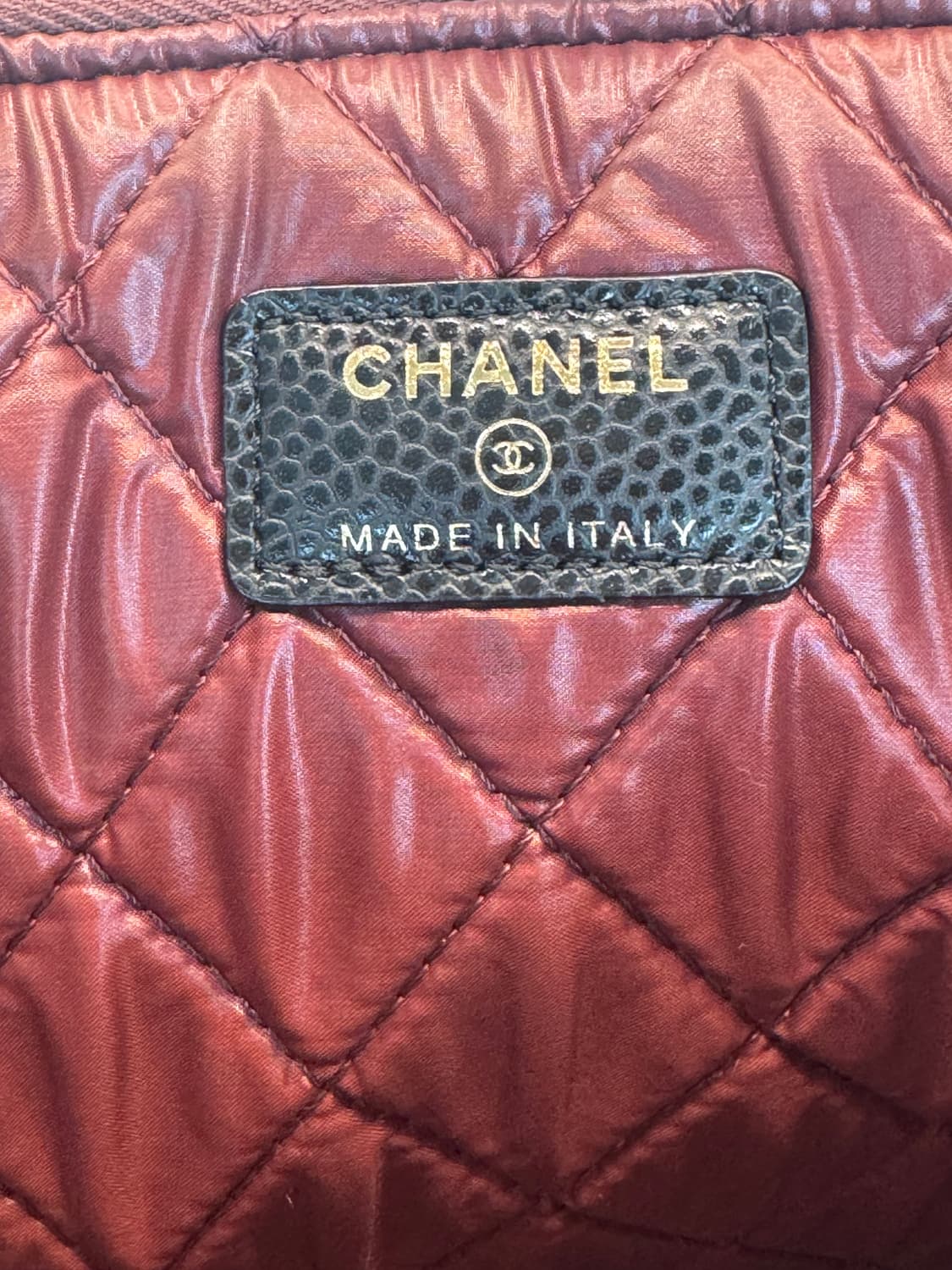 샤넬 클래식 캐비어 클러치 금장 라지 정품 상품이미지7