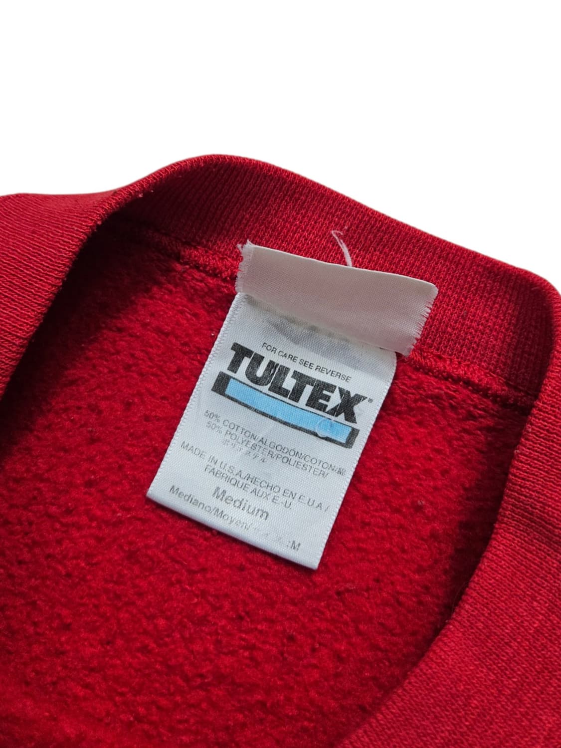 1990's Tultex 툴렉스 스탑 드랍 롤 스웻티셔츠 맨투맨 M  상품이미지5
