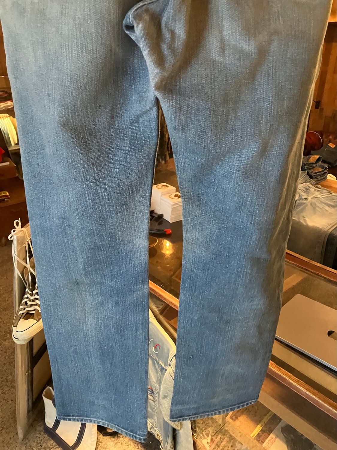 80s USA 빈티지 LEE 리 라이더스 200 데님 팬츠 상품이미지7