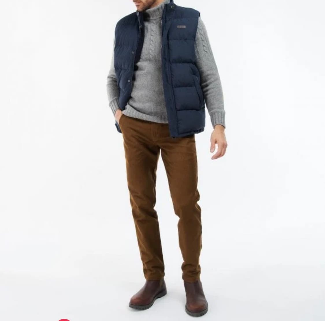 [115] 바버 패딩조끼 상품이미지3