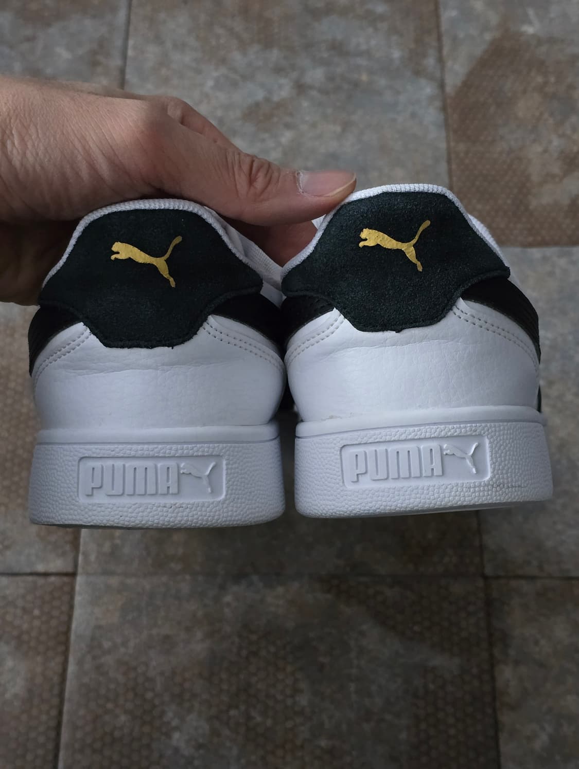 (280)푸마 셔틀 화이트 블랙 상품이미지8