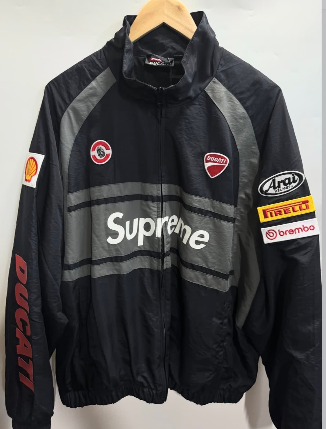 (제시🚨) 슈프림 X 두가티 트랙 바람막이 자켓 상품이미지1