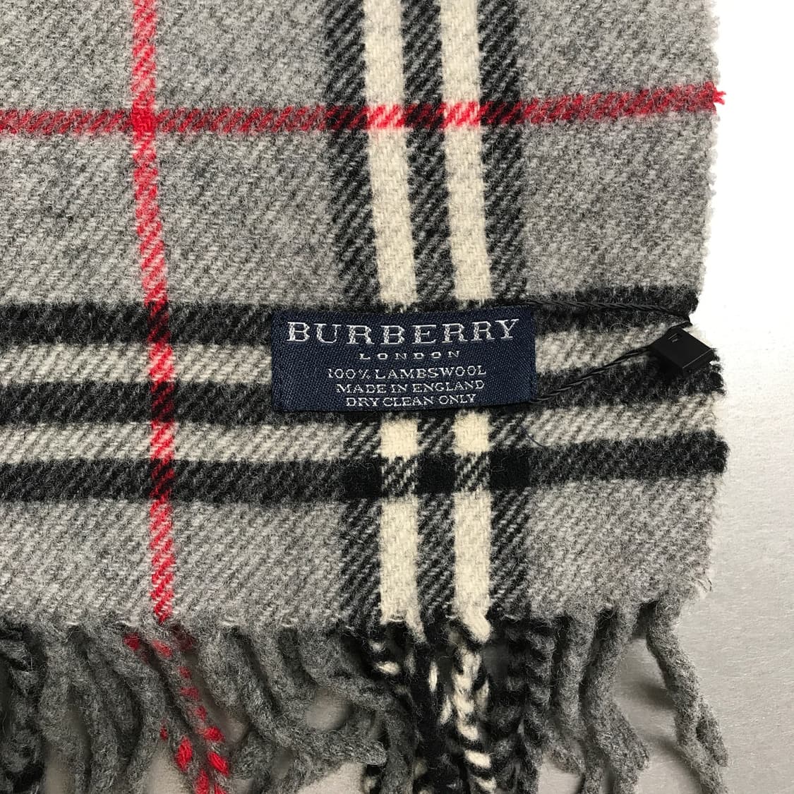 버버리 정품 램스울 머플러 그레이 상품이미지4