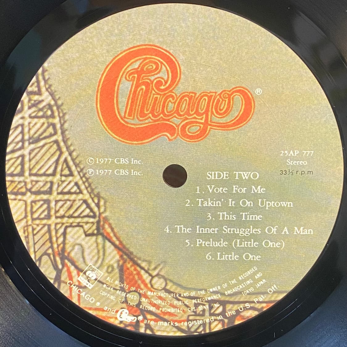 (중고LP-팝록) Chicago -Chicago XI 상품이미지5