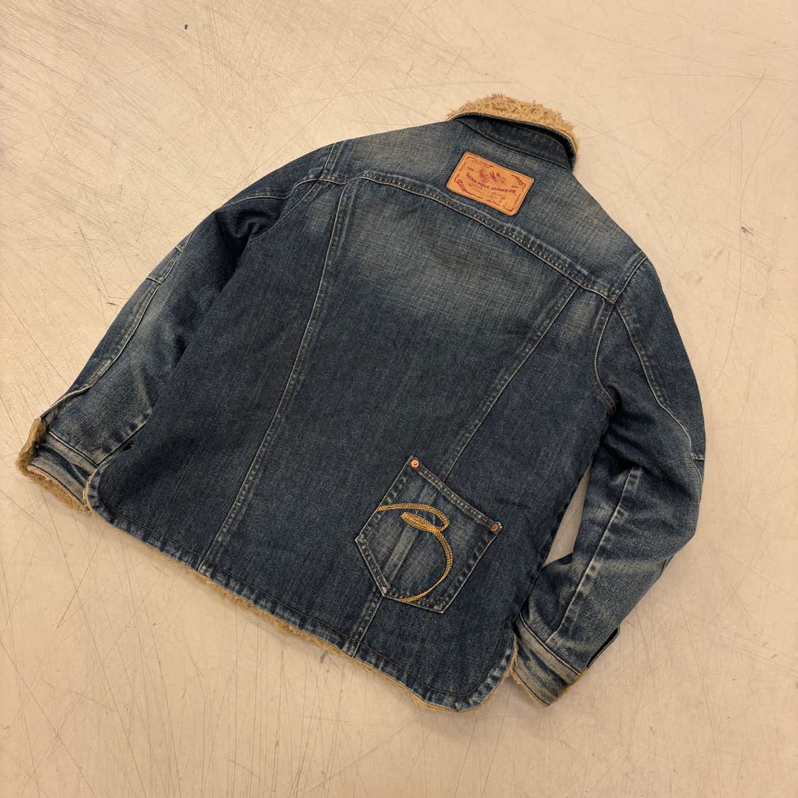 빈폴 데님 양털 쉐르파 자켓 상품이미지3